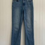 Paige  Denim Cindy High Rise Straight Leg Destroyed Raw Hem Jeans in Mel Size 24 Photo 6