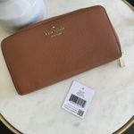 Kate Spade NY Leila Large Continental Wallet Pebble Leather Warm Gingerbread Photo 7