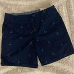 G H Bass and co nautical anchor shorts NWT size 4 Blue Photo 0