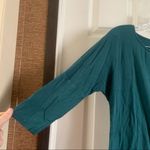 White House | Black Market WHBM Teal Scoop Neck Elbow Sleeve Blouse size XS Photo 3