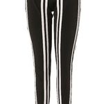 TOV Black Leggings Pants Stretchy Skinny Leg White Contrast Piping Chic EU40 szM Size M Photo 2