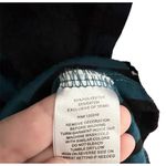 🪩4/$20!! Wallflower Lacy Striped 3/4 Length Sleeved Top Black and Turquoise M Blue Size M Photo 4