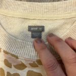 Aerie  Oversized Crewneck Sweatshirt Size small Animal Print Photo 3