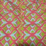 Buckhead Betties Buckhead berries Chic Pink and Green Geometric Blouse large excellent condition Photo 2