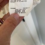 Iz Byer  Lace Overlay Shirt Size Plus 2XL Cold shoulders‎ Peekaboo Photo 3