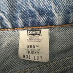 Levi's  550 Orange Tag Vintage High-Rise Blue Jeans Size 31 Photo 1