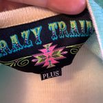 Crazy Train 🚫SOLD🚫 Colorful Knit Poncho OS Plus Size with Fringe Photo 5