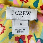 ❄️3/$20 J.CREW Yellow Mini Floral Wrap Dress, Size 8 Photo 6