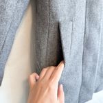 J.Crew Mercantile | City Wool Blend Stand Collar Mid Length Coat Jacket Gray 00P Photo 4