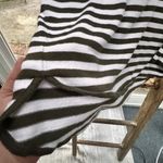 Michael Kors Women’s Striped Knit Sweater Size Large/green and white stripes Photo 3