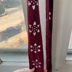 Maroon Suede Scarf Red Photo 2