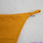 NEW Toast Swim String Bikini Bottom in‎ Marigold, M Gold Size M Photo 10