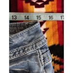 Miss Me Easy Boot Denim Jeans Embroidered/Gems Light Wash Logo Size 30 Mid Rise Photo 8