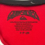 Quiksilver Vintage Y2K Skateboard Surf Red/Blk Basketball Tank Top Jersey size S Photo 3