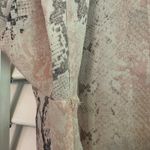 White Birch  Pink And Gray‎ Snakeskin Pattern Kimono Size XL Photo 5