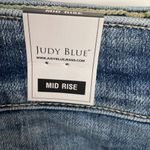 Judy Blue  Kenna Boyfriend Fit Mid Rise Bleach Wash Cuffed Jeans Size 20W Photo 3