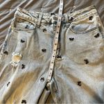 Material Girl Women’s All Over Butterfly Light Wash Skinny Mom Jeans Size 7 Photo 12