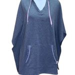 DB Sunday Breast Cancer Awareness Poncho Hoodie XS Gray Photo 0