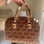 Michael Kors | MK tan handbag Photo 0