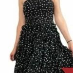 White House | Black Market Polka Dot Tiered Ruffle Retro Strapless Dress Size 00 Photo 1