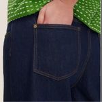 Kate Spade X Target NWT High Rise Straight Leg Wide Cuff Size 4 Blue Photo 2