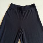 Project Social T  Brushed Wide Leg Pants in Black Photo 1
