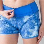 Lululemon size 6 Blue Tie-Dye Shorts Photo 0
