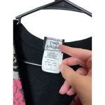 Vintage Southern Lady Knit Sweater Vest Sleeveless 100% Acrylic Black Pink Beige Photo 5