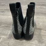 Jeffrey Campbell Women's Houndstooth Plaid Chelsea Rain Boots Black Size 6/ EU37 Photo 4