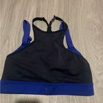 Under Armour Black and Blue Sports Bra Photo 1
