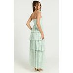Showpo  Janezkie Light Green Formal Tiered Gown Size US 2 NEW NWT Photo 2