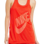 Nike  Mesh Overlay Light Red Crimson Tank Top Photo 0
