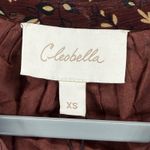 Cleobella ‎ Jaslynn Mini Dress XS Zadia Block Print Tiered Ruffle Long Sleeve Photo 3