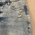 Old Navy High Rise Straight Leg Distressed Light Wash Y2K Jeans 12P  Photo 8