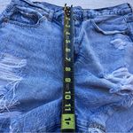 American Eagle  Outfitters Women's Distressed Blue Denim Shorts Size 12 Photo 5
