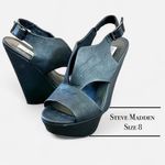 Steve Madden Size 8 Wedge open toe Platforms - Xander, y2k style Photo 1