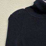 Athleta Futures Black Turtleneck Sweater Size Small Long Sleeve Ribbed Shoulder Photo 11