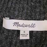 Madewell  GLENBROOK HALF ZIP PULLOVER SWEATER CHARCOAL GRAY SMALL Photo 11