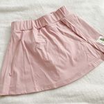 Japanese Kawaii Pastel Pink Stretchy Exercise Tennis Style Mini Skirt Skort Size XS Photo 2