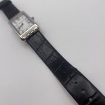 Coldwater Creek Working Watch Black Band / Silver Tone MSRP $59 Croc N Scroll Photo 1