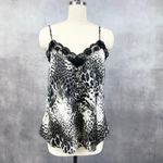 Davi & Dani Womens Leopard Cami Size M Y2K Lingeriecore Sultry Club Night Edgy Photo 1