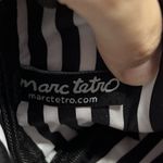 Marc Tetro Red White Black Westie Terrier Dog Striped Lined Clutch Makeup Pouch Photo 10