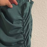 Lovely Day  Green Ruched Sheath Cocktail Dress Photo 2