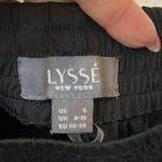 Lysse  Black Stretch Nylon Wide Leg Pull On Pants Photo 5