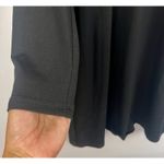 Eileen Fisher Black Long Sleeve M Tunic Top T-Shirt dress Minimalist Stretch Photo 7