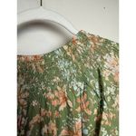 A pea in the pod Pea in the Pod Green Floral Tiered Maxi Dress NWT Sz. M Photo 3