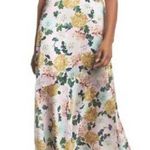 Sam Edelman  Elegant Pink Garden Party Floral Sleeveless Maxi Dress Photo 0