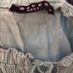 Maven West  Green Ribbed Tie Front Mini Dress Photo 5