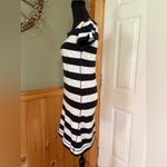 Banana Republic  T-shirt dress blue and white striped 100% cotton. Size XS Photo 2