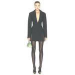 PRISCAVera Mini Jacket Dress in Charcoal Medium New Womens Mini Blazer Black Photo 10
